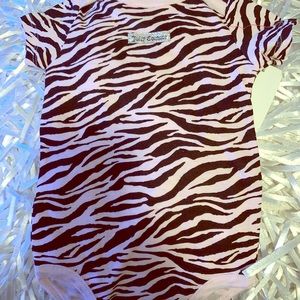 Zebra Print Onsie
